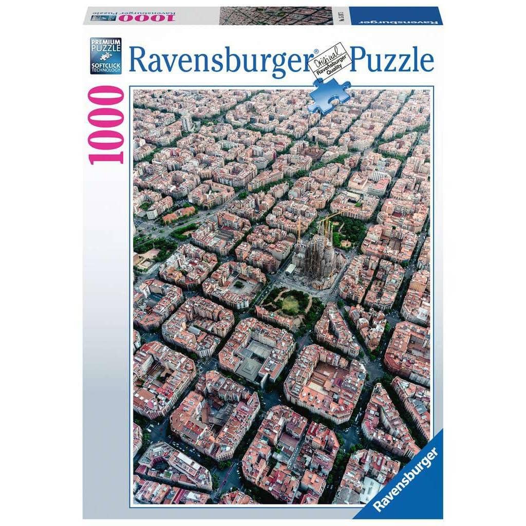 Ravensburger - Barcelona From Above Jigsaw Puzzle 1000 Pieces