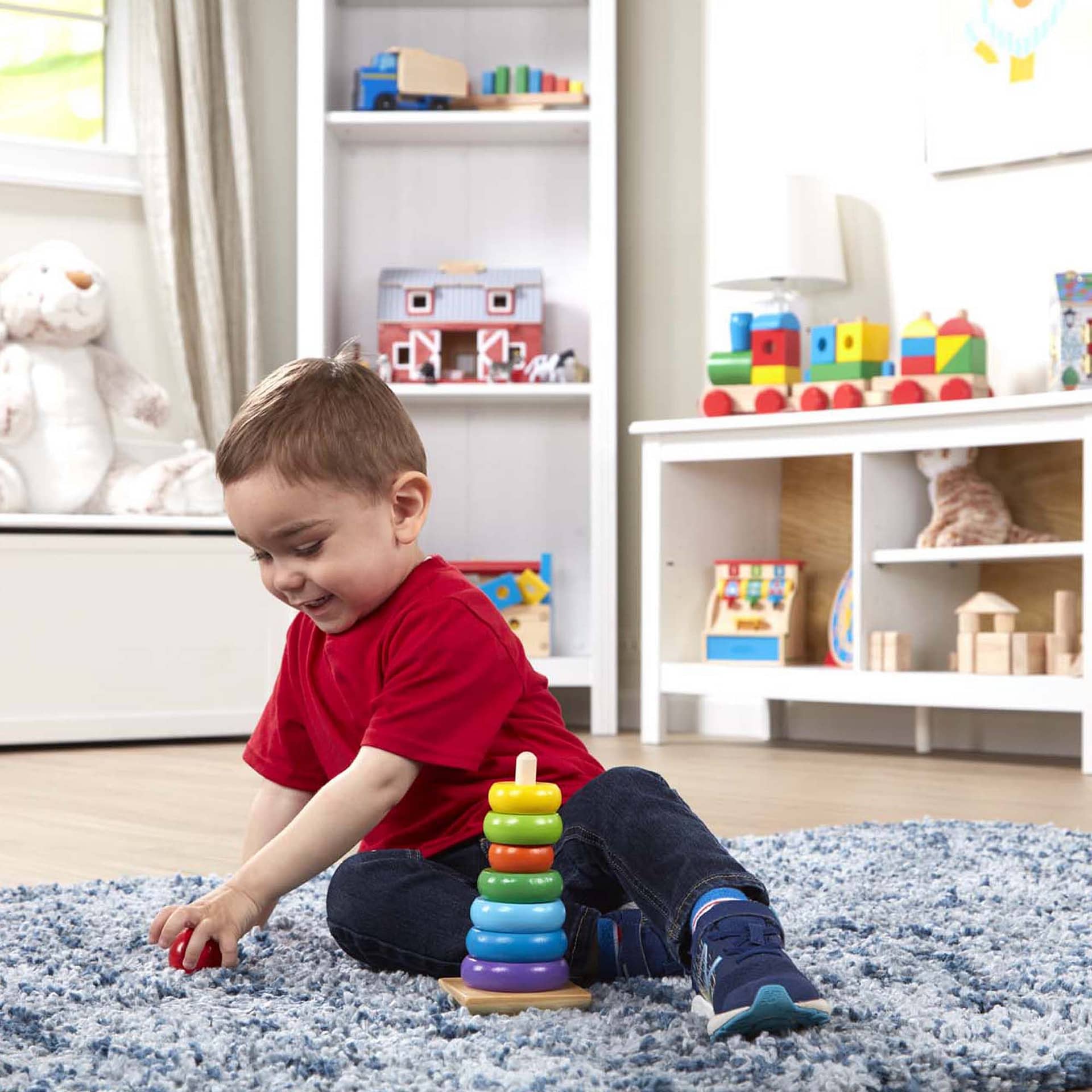 Melissa & Doug - Rainbow Stacker Classic Toy