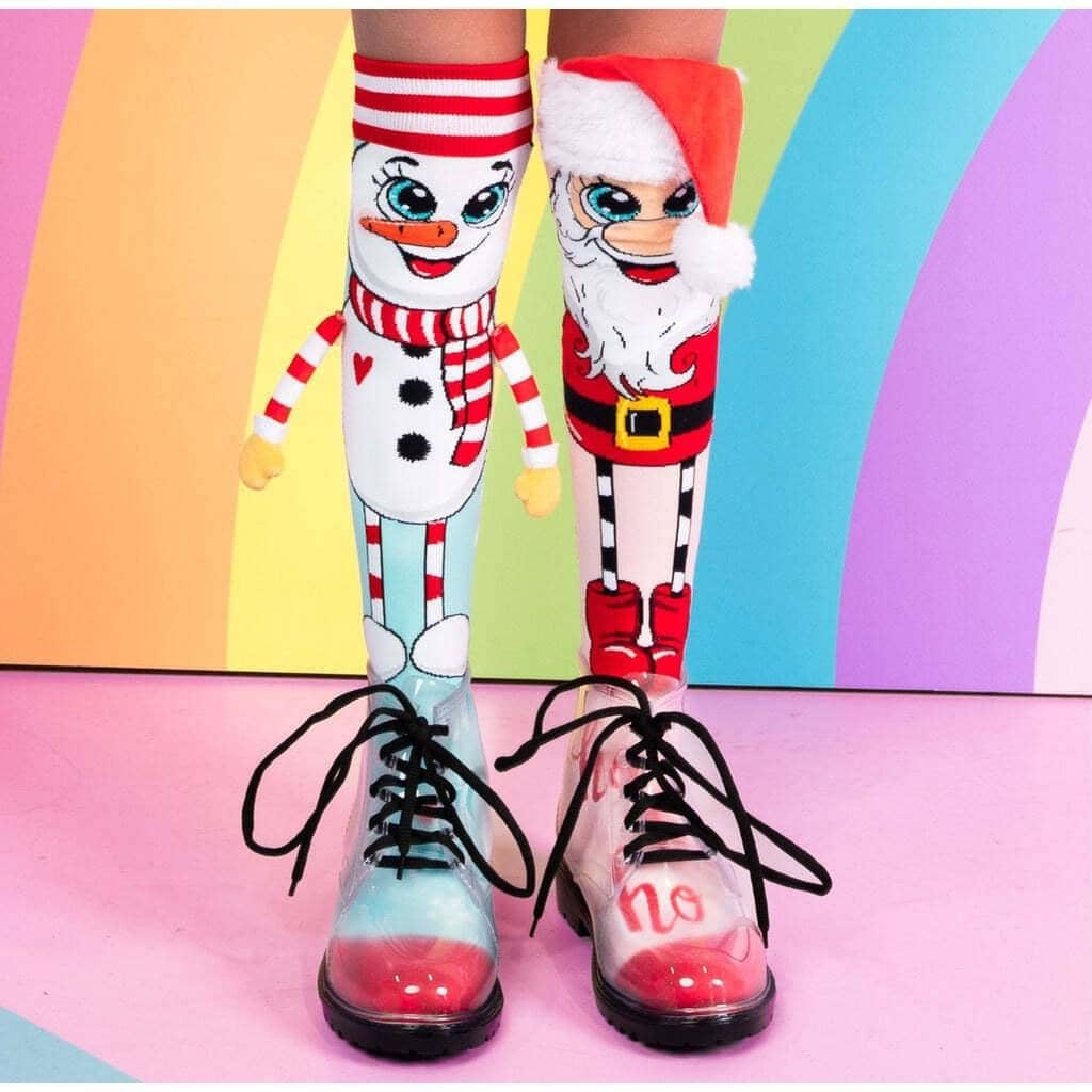 Madmia - Santa & Snowman Socks Toddler Age 3-5y