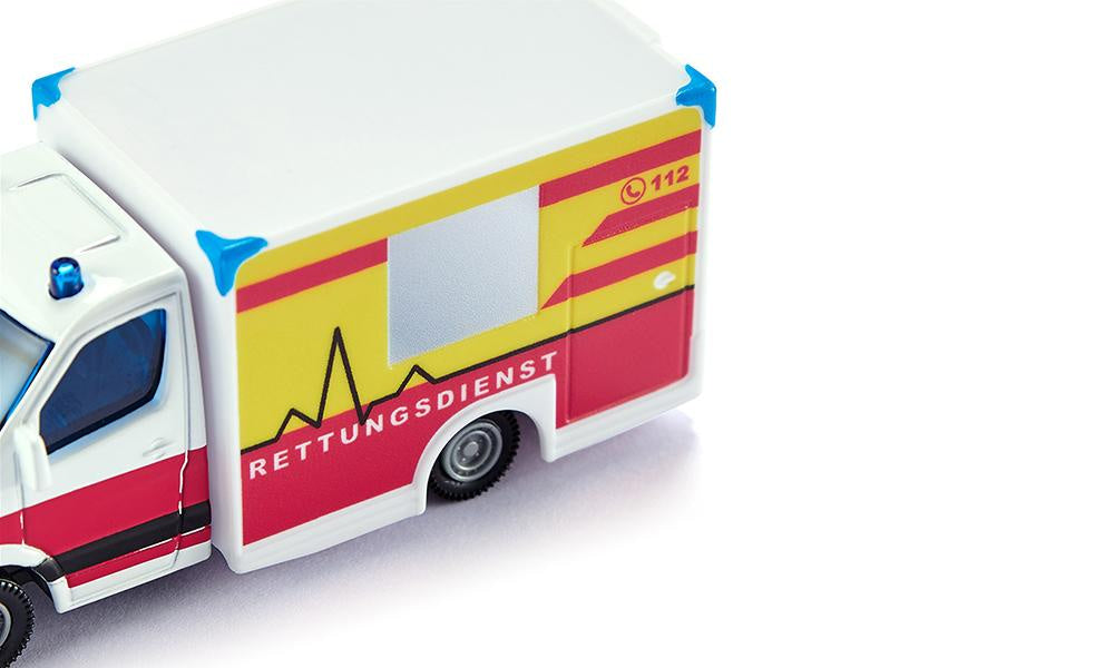 Siku - Ambulance Fire Rescue Die-Cast Model Vehicle