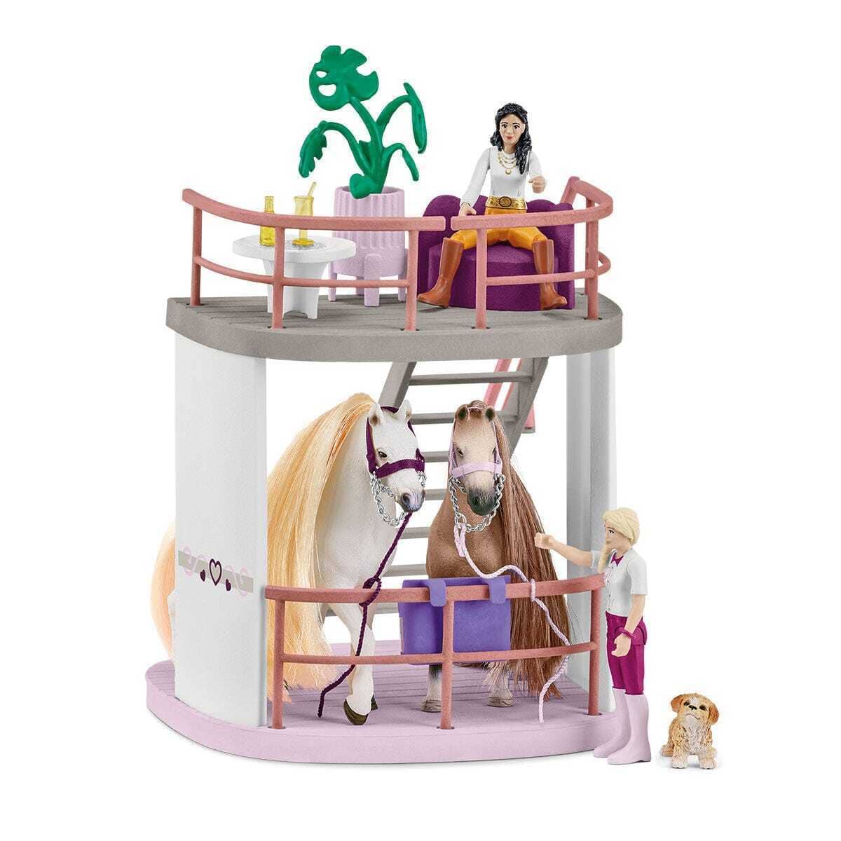 Schleich - Horse Beauty Salon - Horse Club Sofia s Beauties Animal Figurine Playset