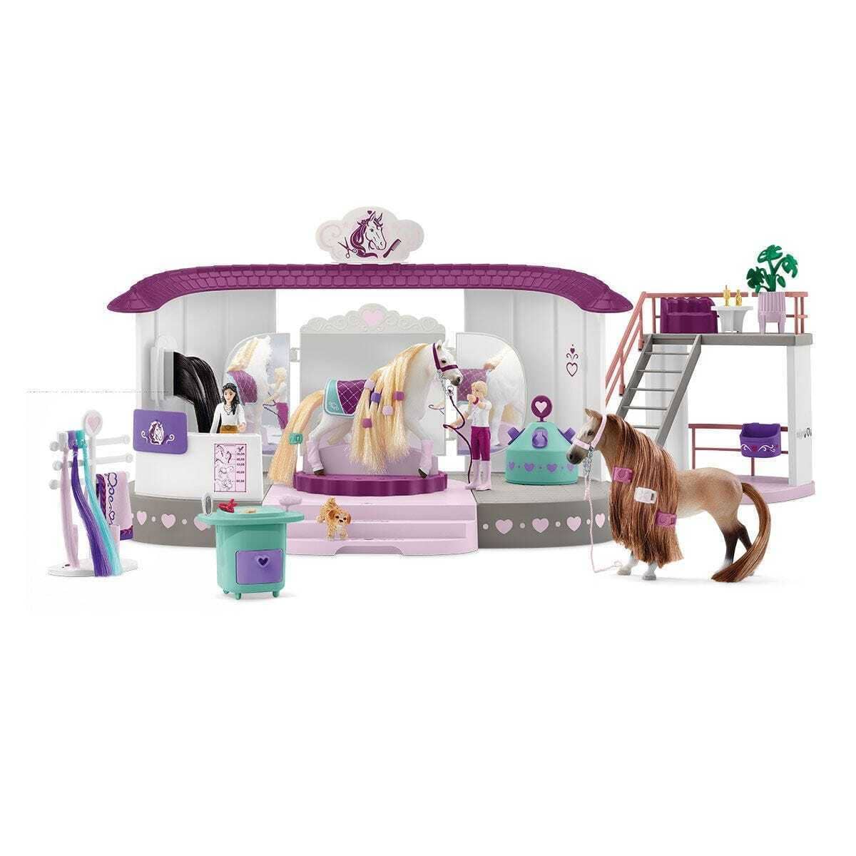 Schleich - Horse Beauty Salon - Horse Club Sofia s Beauties Animal Figurine Playset
