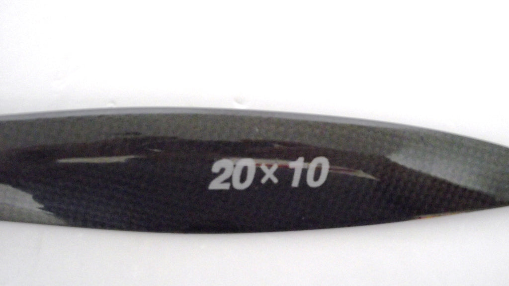 XOAR - PROP 20X10 HOLLOW CARBON FIBRE 2 BLADE