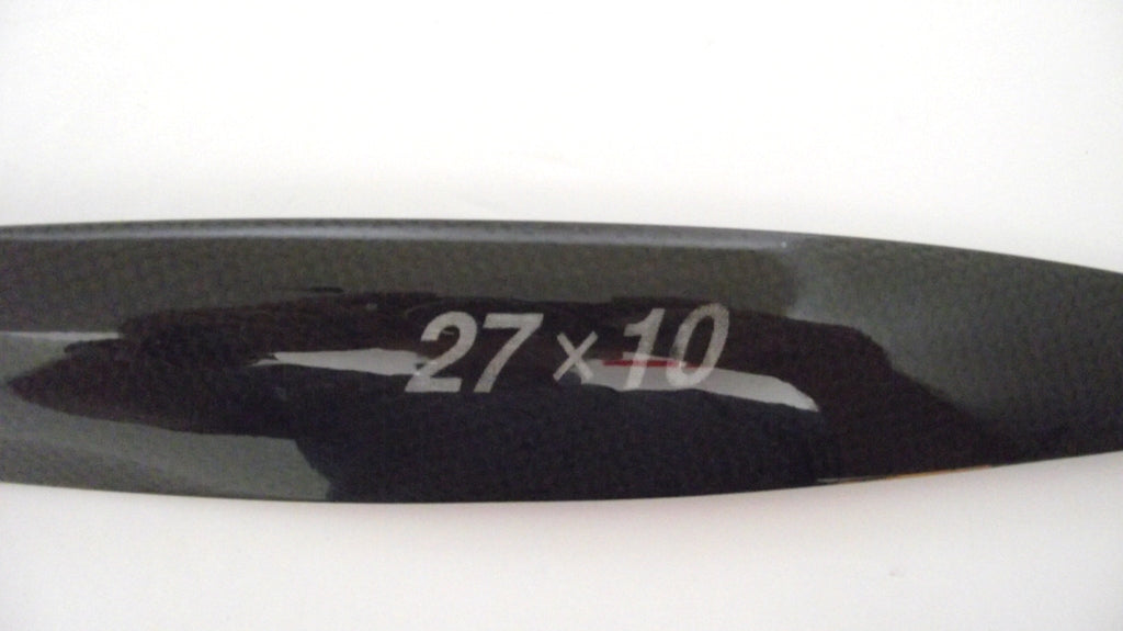 XOAR - PROP 27X10 HOLLOW CARBON FIBRE 2 BLADE