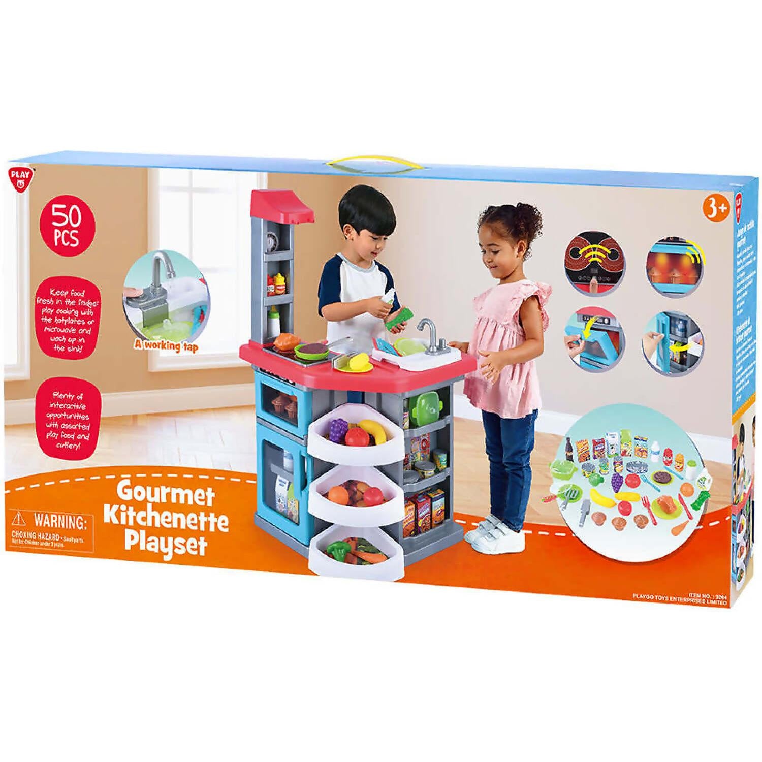 Playgo Toys Ent. Ltd - Gourmet Kitchenette Set
