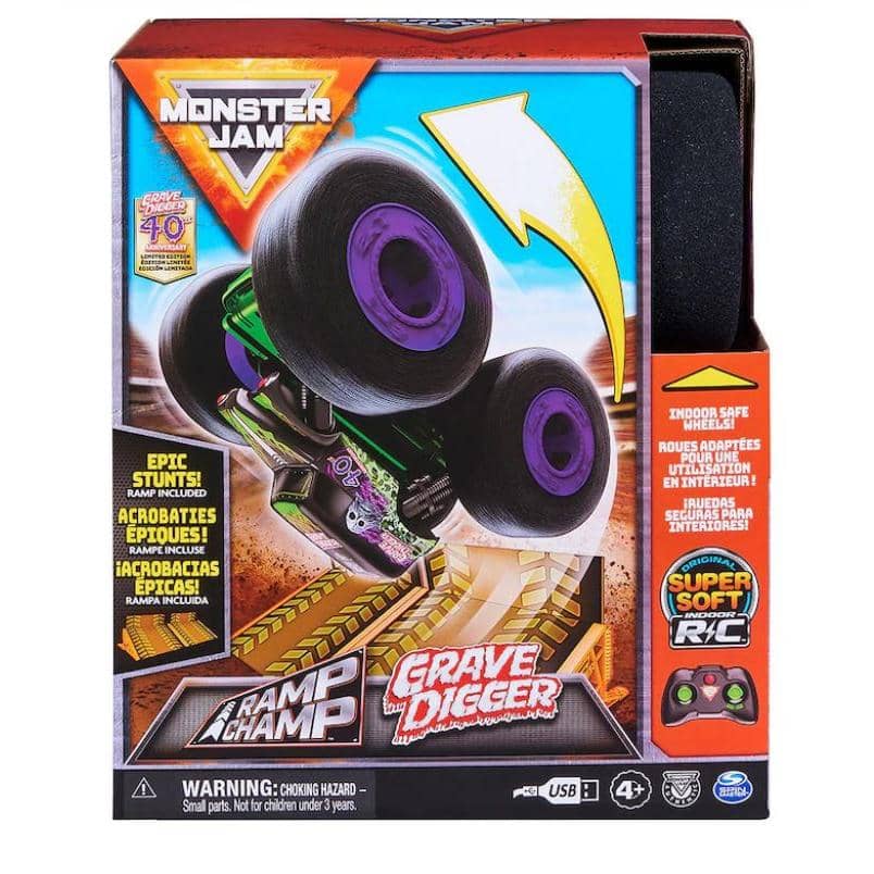 Monster Jam - Rc Ramp Champ Grave Digger