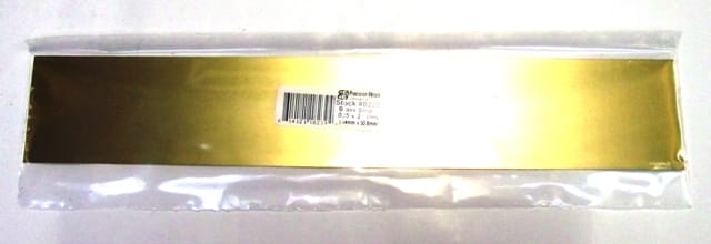 K&S METAL #8239 .025 X 2' BRASS STRIP 1PC