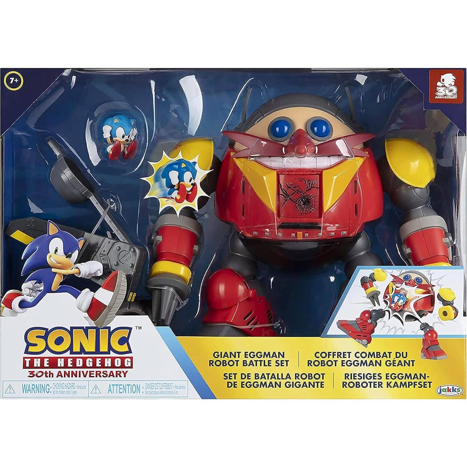 Sonic - The Hedgehog - Giant Eggman Robot Battle Set With Catapult