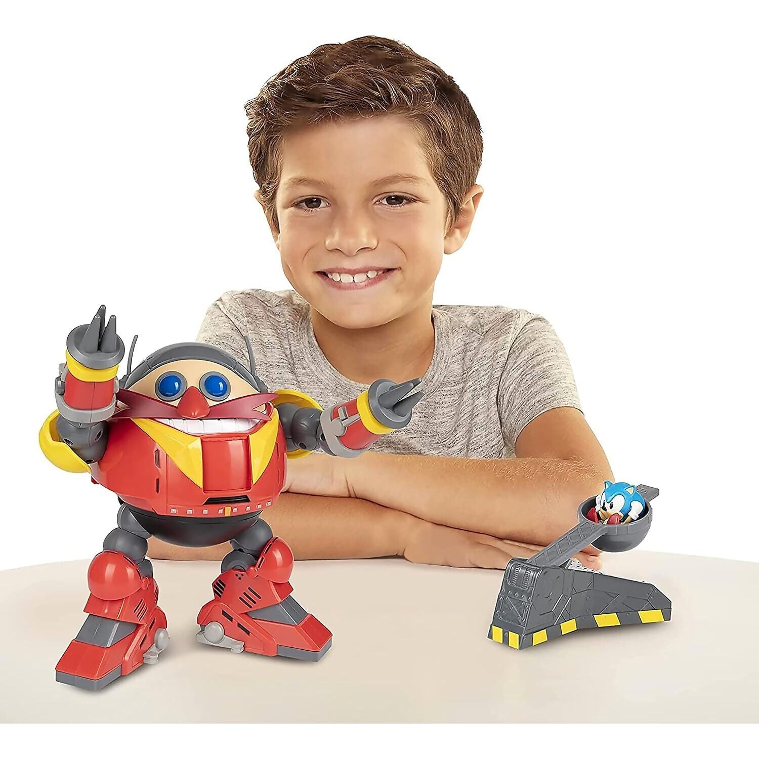 Sonic - The Hedgehog - Giant Eggman Robot Battle Set With Catapult