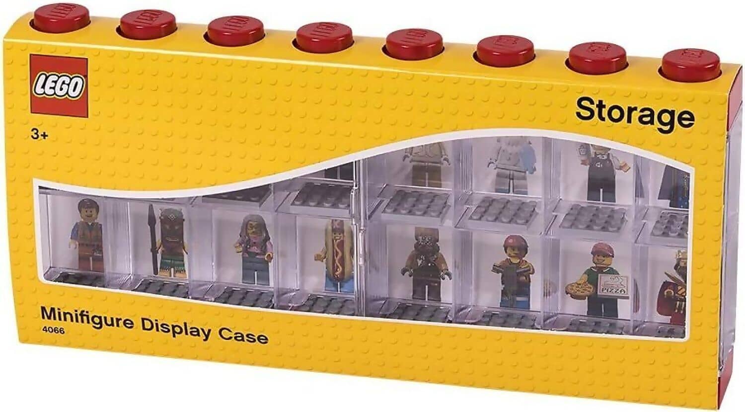 LEGO® Minifigure Display Case 16 - Red - Room Copenhagen