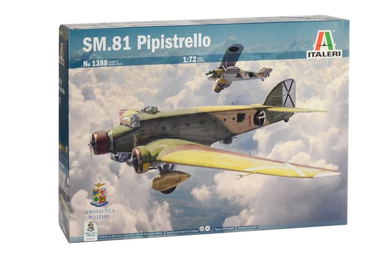 ITALERI - SM.81 PIPISTRELLO 1:72 (1388) PLASTIC MODEL KIT