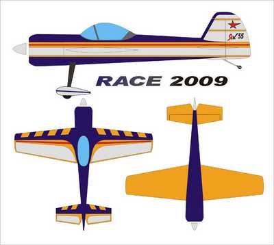 KRILL AIRCRAFT AUSTRALIA -  YAK55 37% RACE BLADE SPAR MODEL