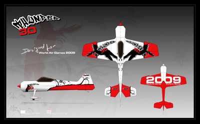 KRILL AIRCRAFT AUSTRALIA -  THUNDER 3D 1.92M DANCE RED
