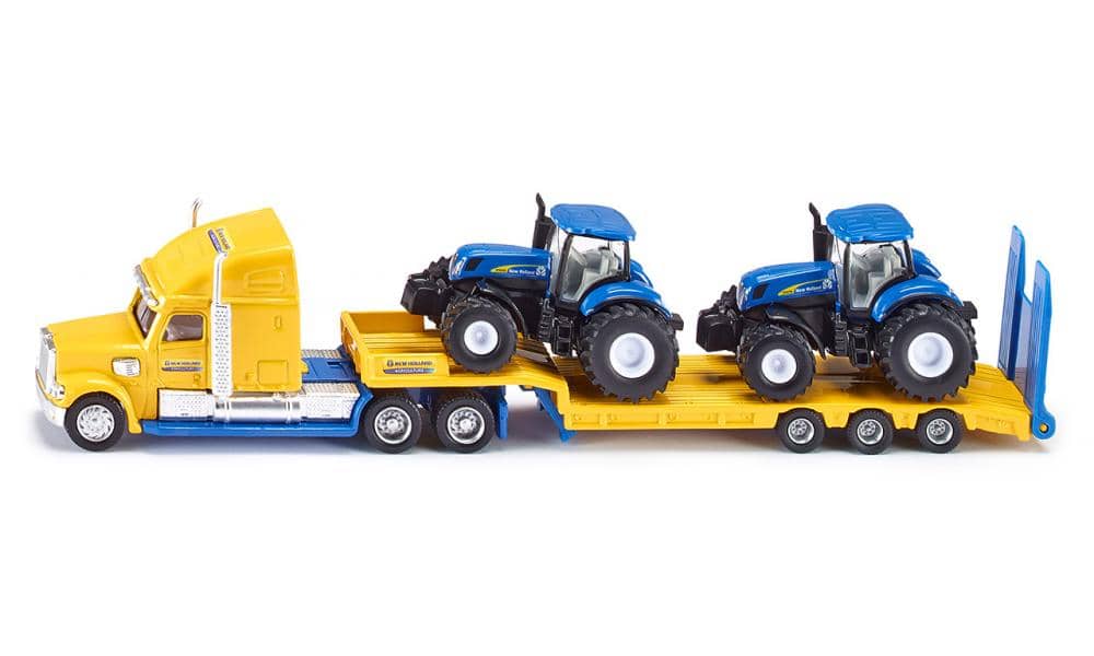 Siku - Truck With New Holland Tractors Farmer Transporter