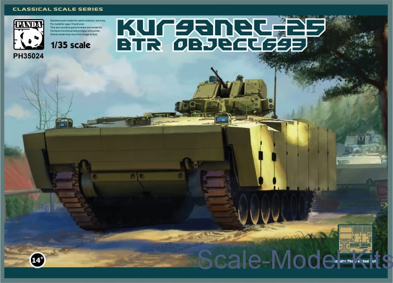 PANDA 1:35 BTR KURGANET-25 (OBJECT 693) 35024 PLASTIC MODEL KIT