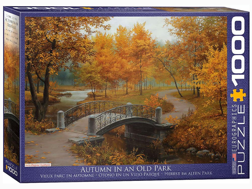 EuroGraphics - Lushpin Autumn In An Old Park 1000 Piece Jigsaw Puzzle
