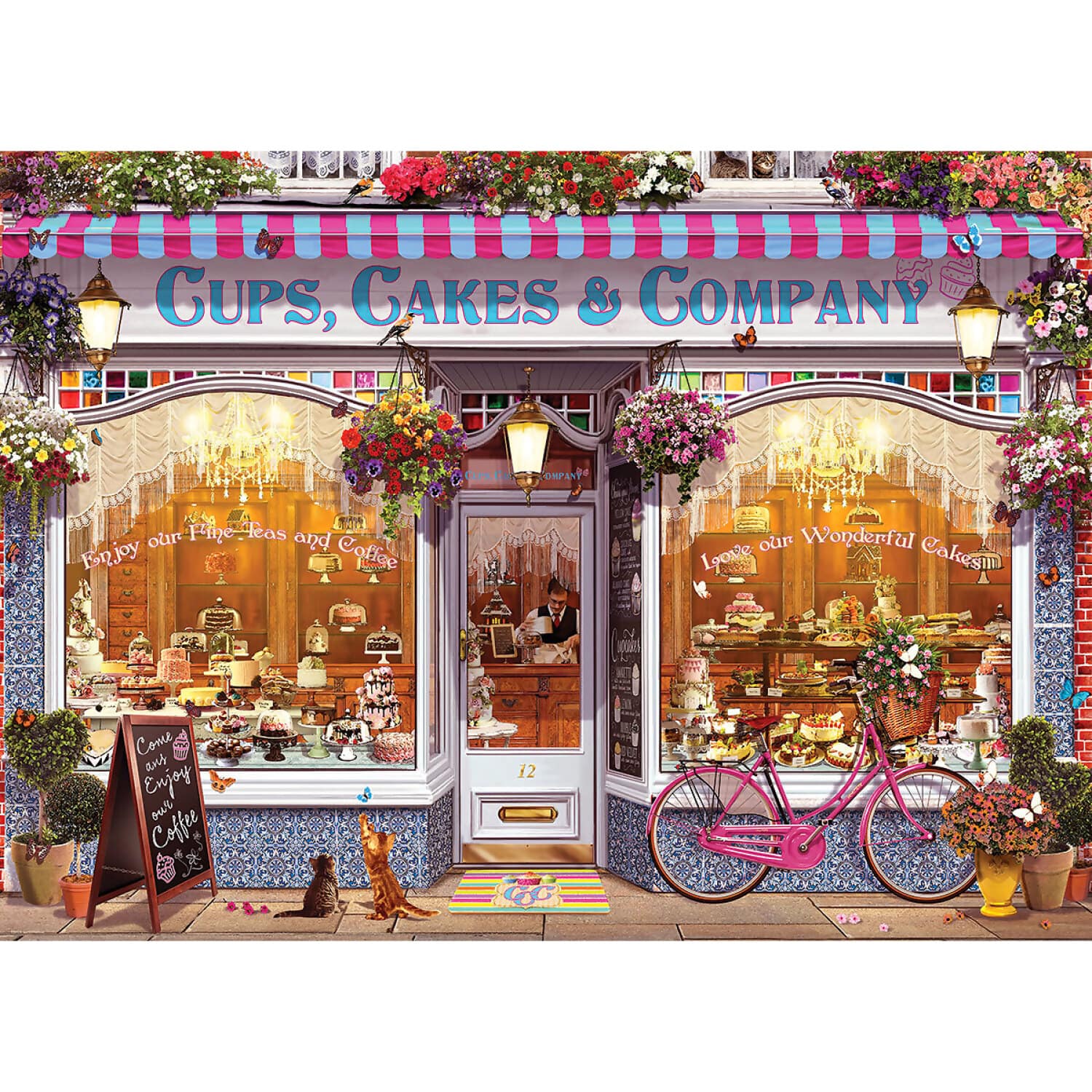 EuroGraphics - Cups Cakes & Company - Jigsaw Puzzle 1000 Pieces