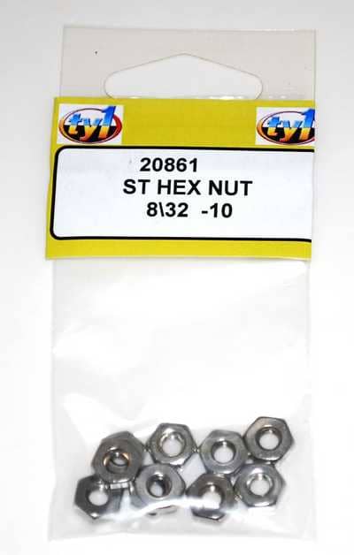 TY1 - ST HEX NUT 8/32 - 10
