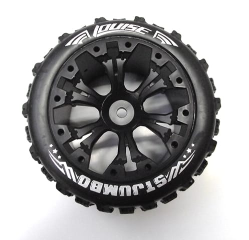 LOUISE ST-JUMBO TYRES + RIMS SUIT TRAXXAS ELECTRIC REAR