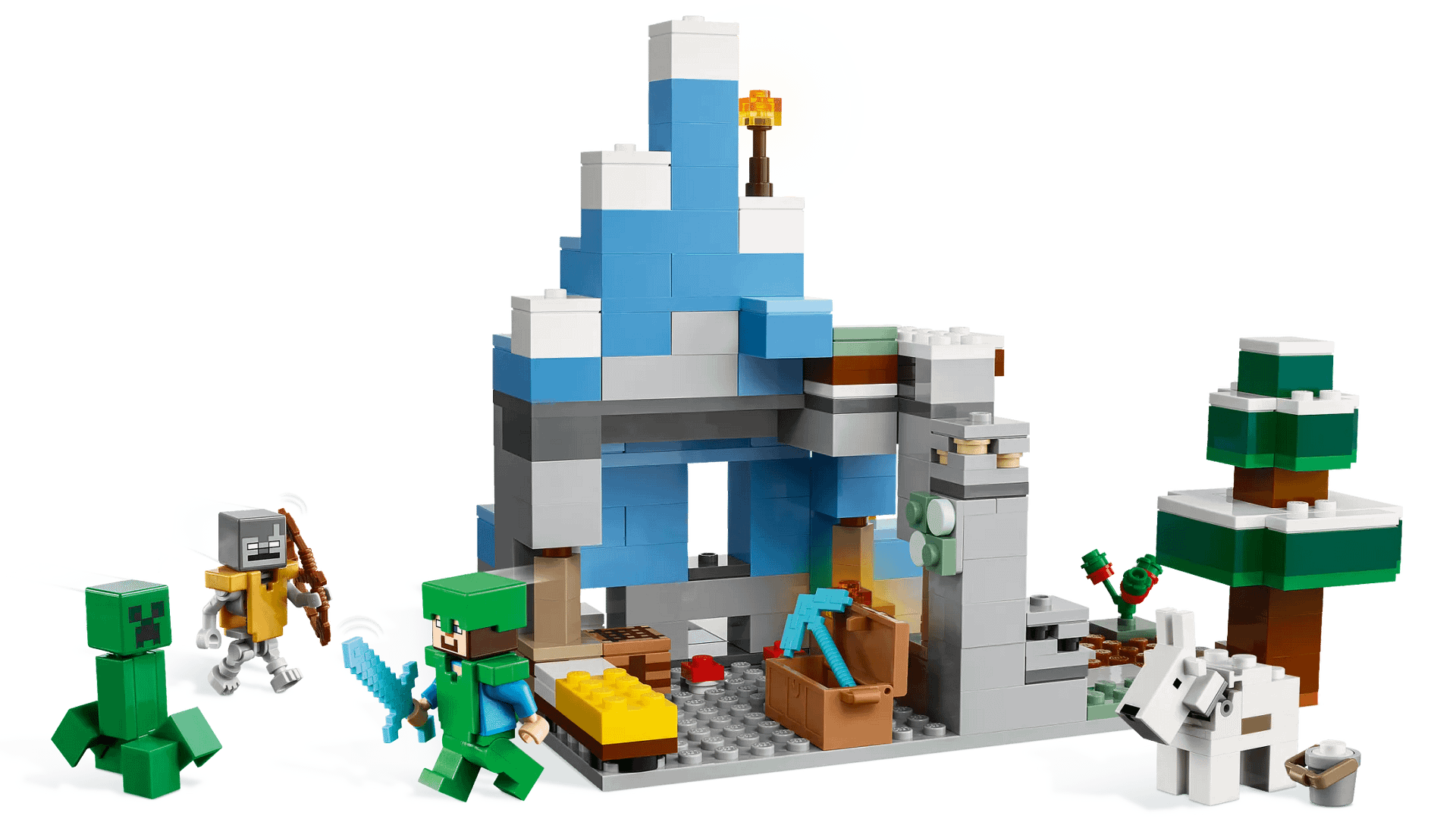LEGO® 21243 The Frozen Peaks - Minecraft®