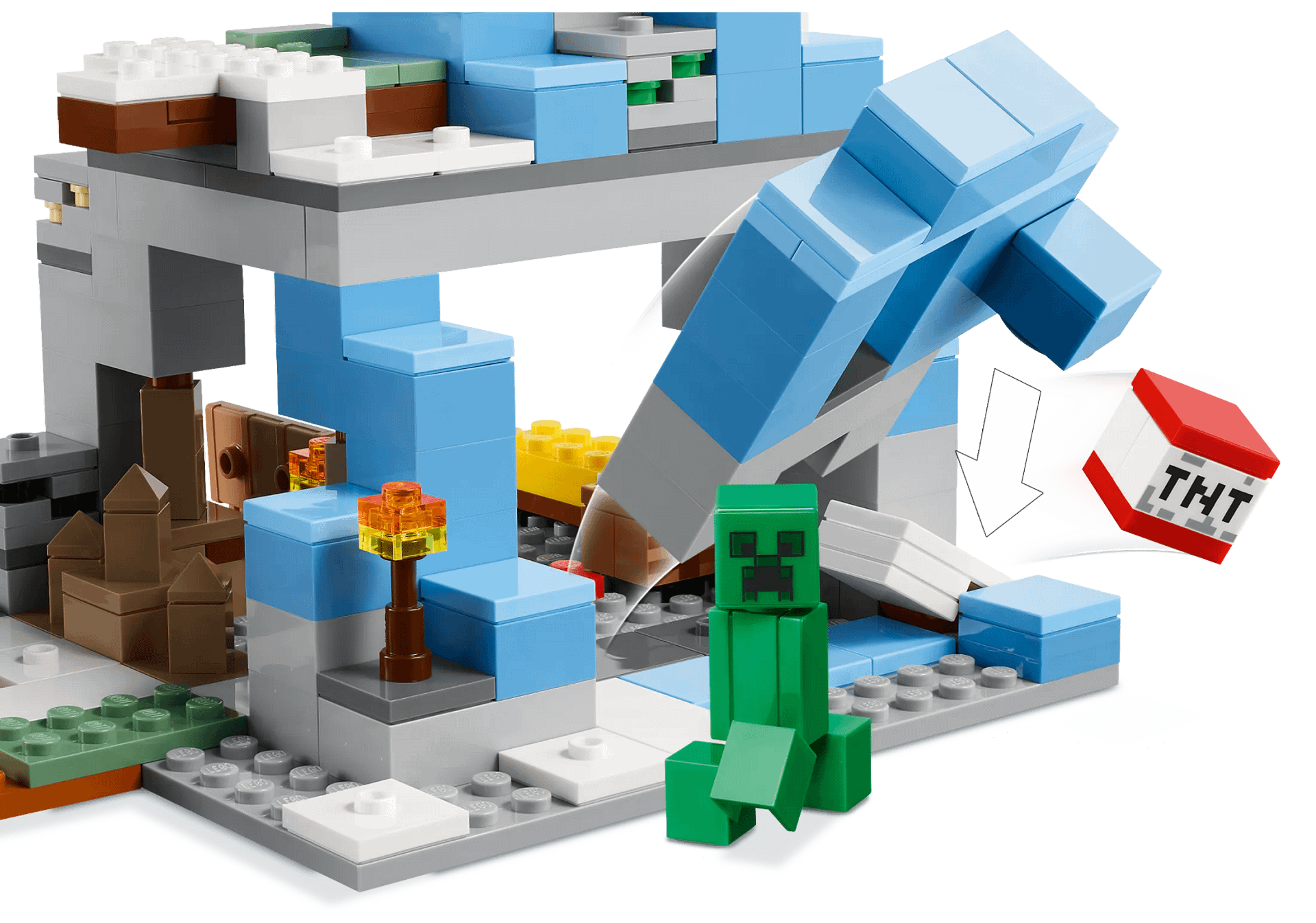 LEGO® 21243 The Frozen Peaks - Minecraft®