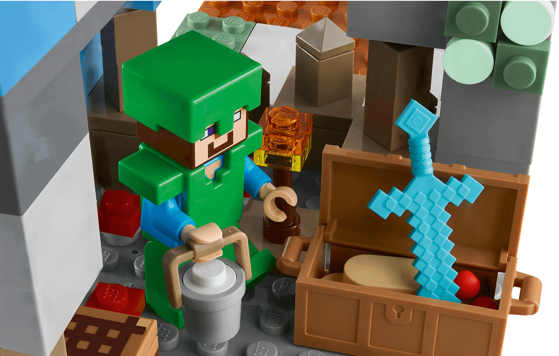 LEGO® 21243 The Frozen Peaks - Minecraft®