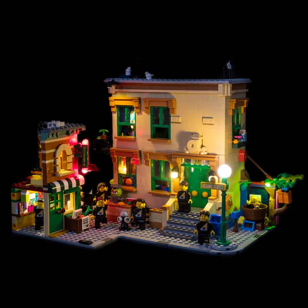 Light My Bricks - LIGHT KIT for LEGO® 123 Sesame Street 21324