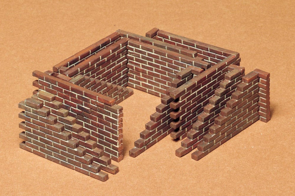 TAMIYA - BRICK WALL T35028 PLASTIC MODEL KIT