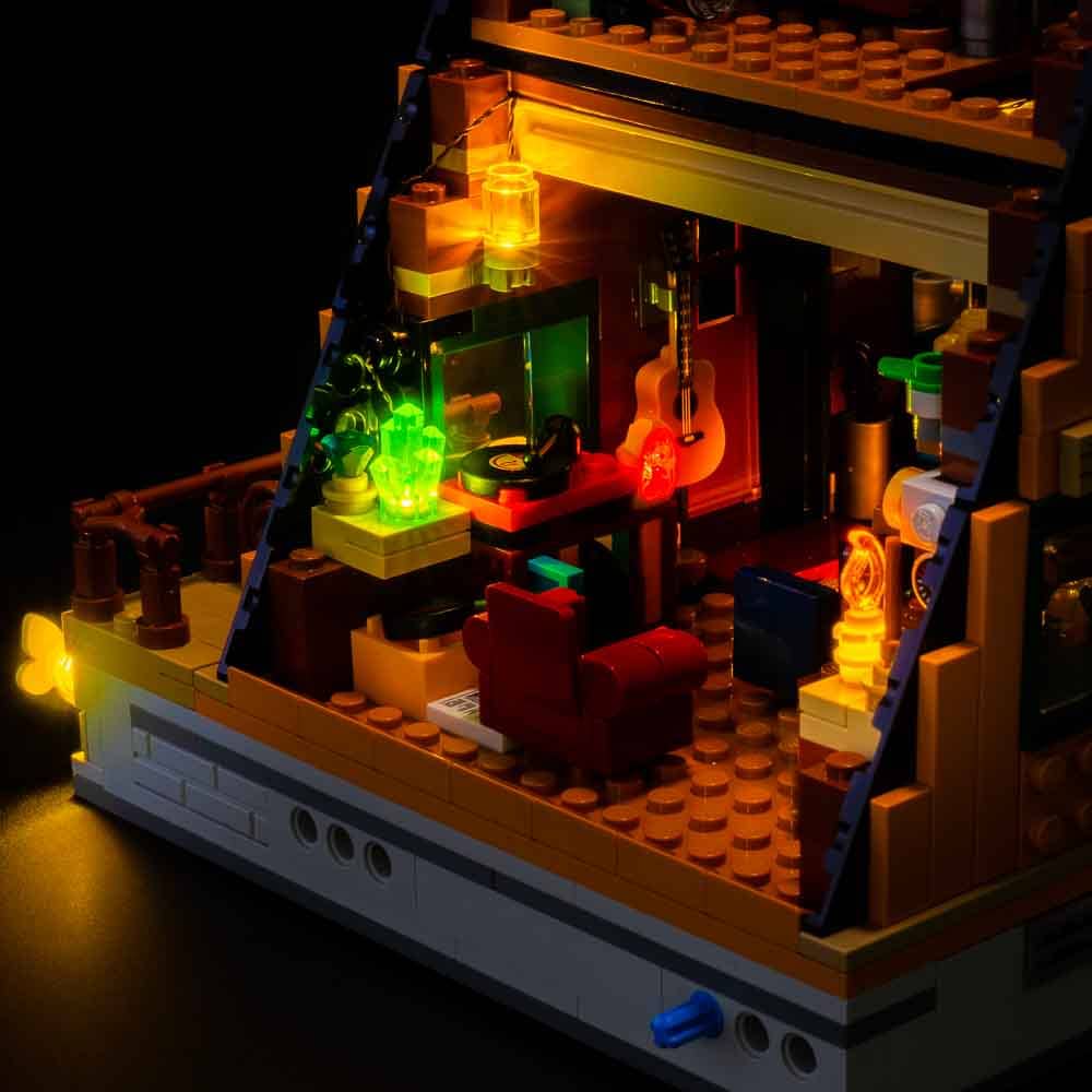 Light My Bricks - Light Kit For LEGO® A-Frame Cabin 21338