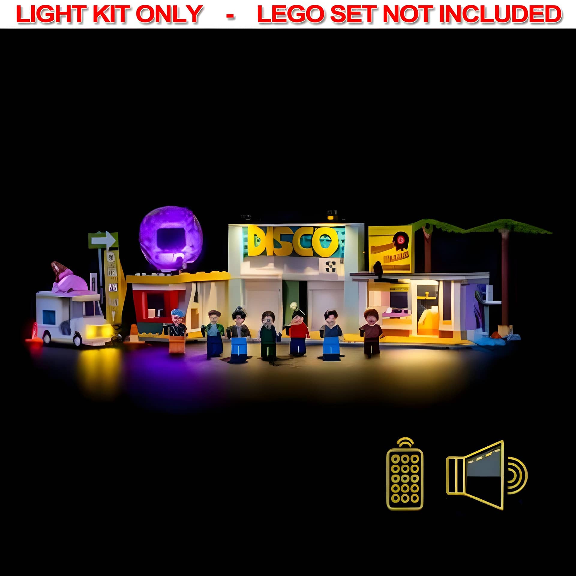 Light My Bricks - Light Kit For LEGO® BTS Dynamite 21339