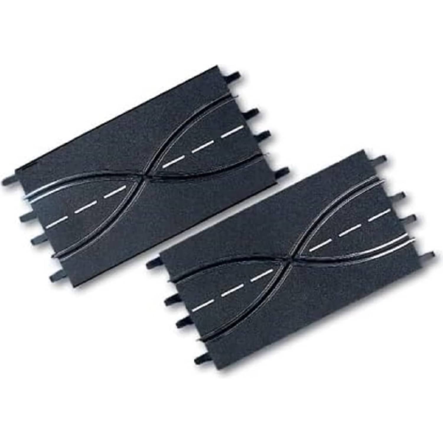 CARRERA - DIGITAL 1:32 ACCESSORIES - LANE CHANGE SECTION (2) TRACK PARTS EACH 34.5 CM EACH - SLOT CAR TRACK ACCESSORIES ALSO SUITS 1:24 & EVOLUTION