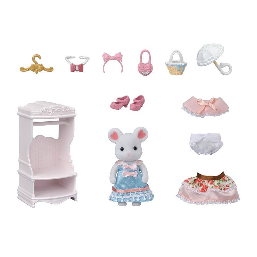 Sylvanian Families - Fashion  Playset  - Sugar Sweet Collection Animal Doll Playset