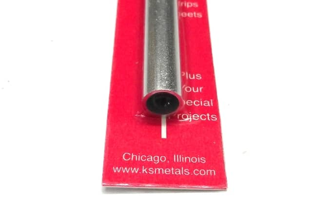 K&S METAL #9812 ALUMINIUM ROUND TUBE THIC WALL 10X300