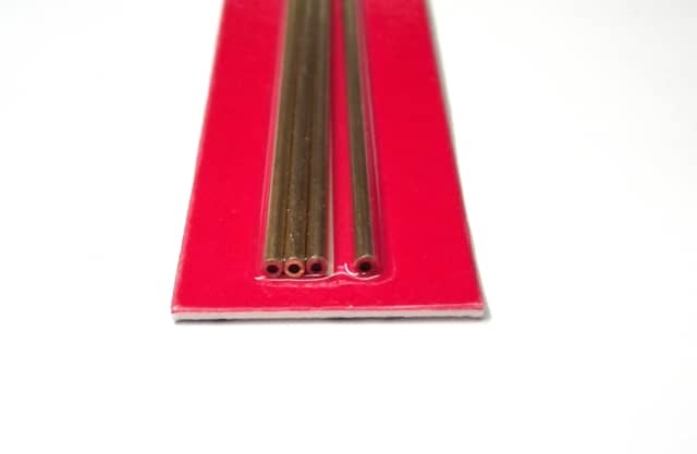K&S METAL #9820 BRASS ROUND TUBE 2X300MM 4PCS