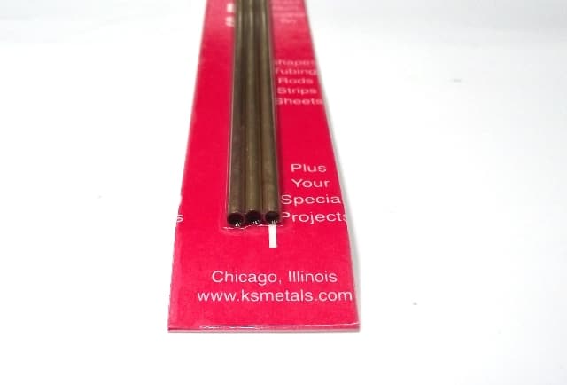 K&S METAL #9834 BRASS ROUND TUBE 3X300 3PCS