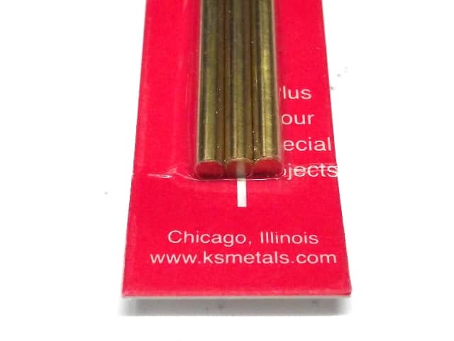 K&S METAL #9867 BRASS ROD 4X300MM 3PCS