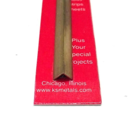 K&S METAL #9881 BRASS ANGLE 3/16X300MM 1PCS