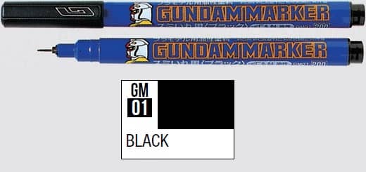 GUNDAM - MARKER ULTRA FINE BLACK GM01