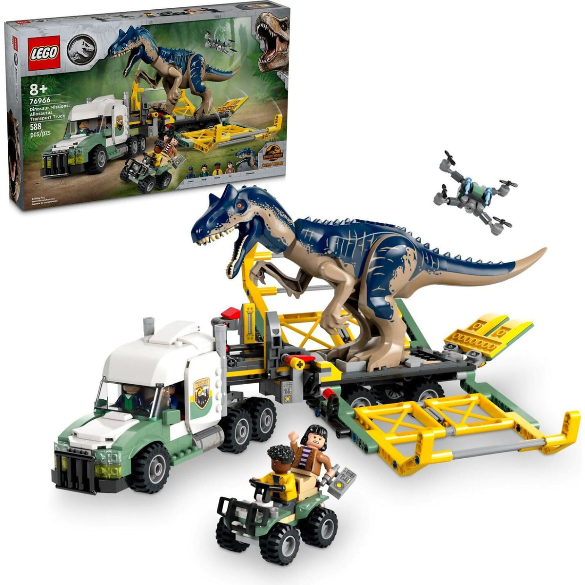 LEGO® 76966 Dinosaur Missions: Allosaurus Transport Truck - Jurassic World™