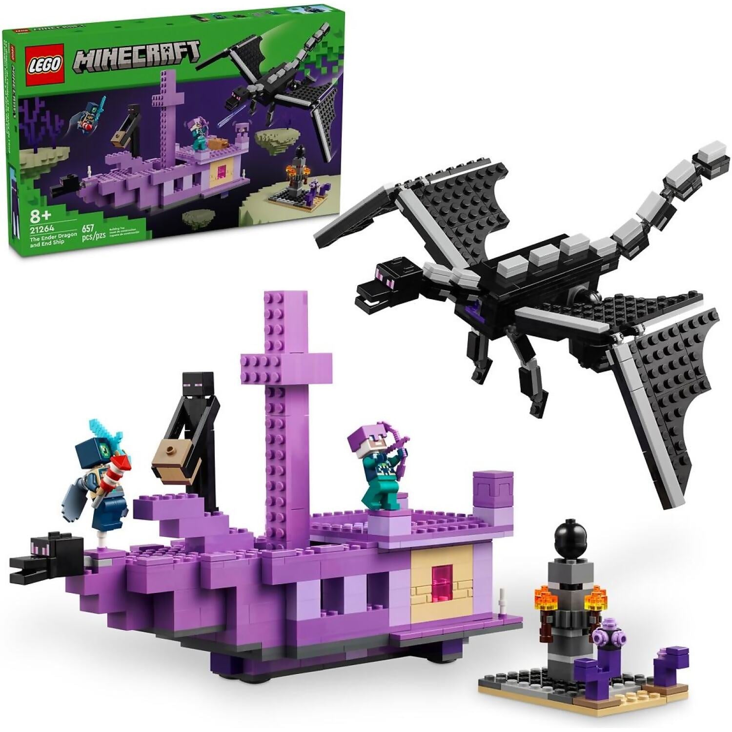 LEGO® 21264 The Ender Dragon and End Ship - Minecraft®
