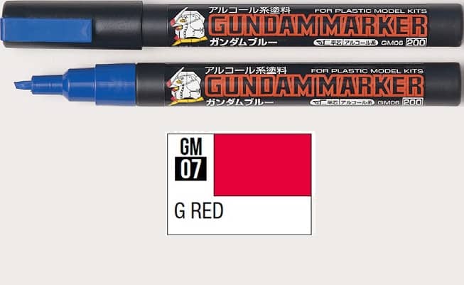 GUNDAM - MARKER RED GM07 (COLOR NOT PICTURED)