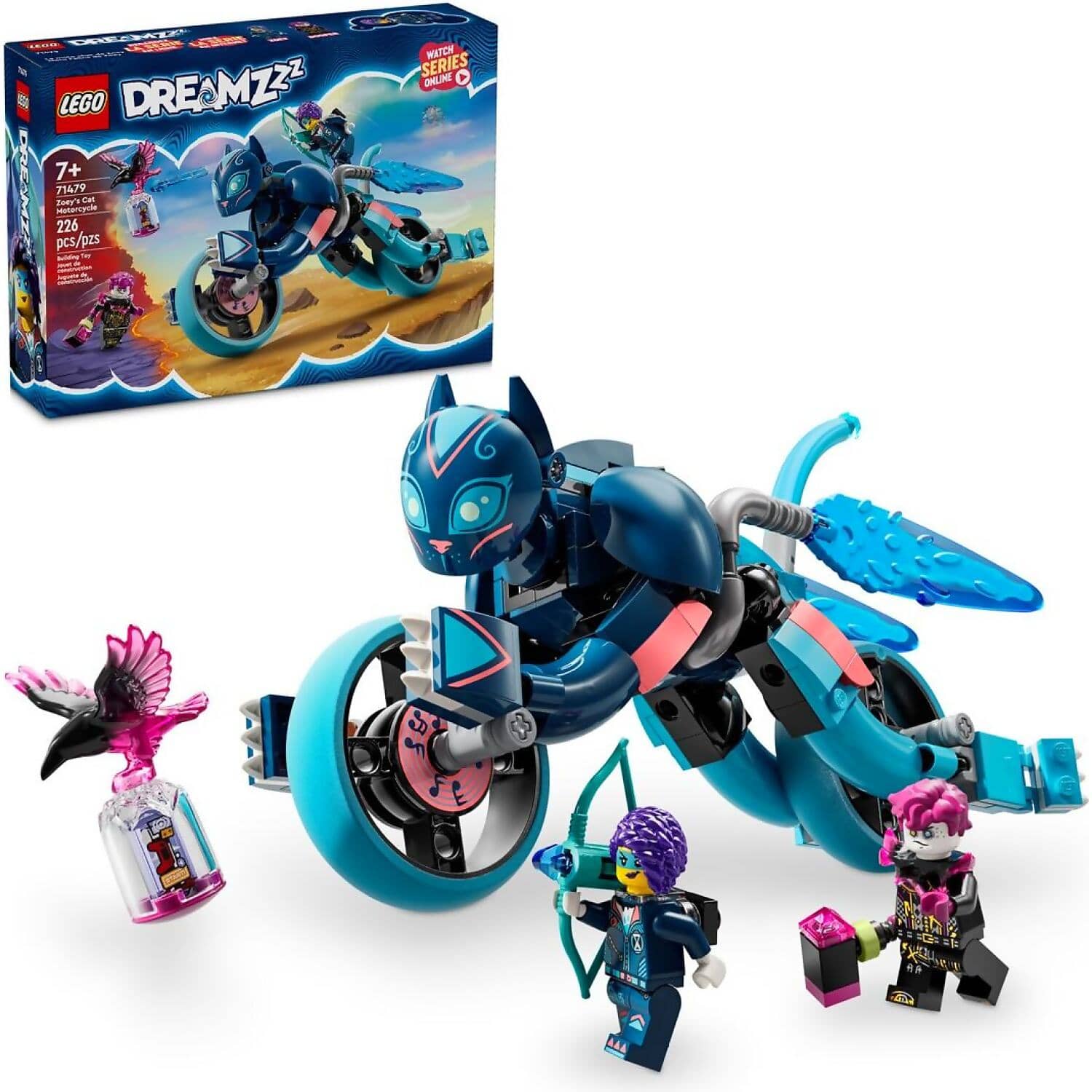LEGO® 71479 Zoey's Cat Motorcycle - Dreamzzz