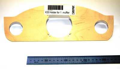 K33 CANISTER HLD/WD 1PIPE 75MM