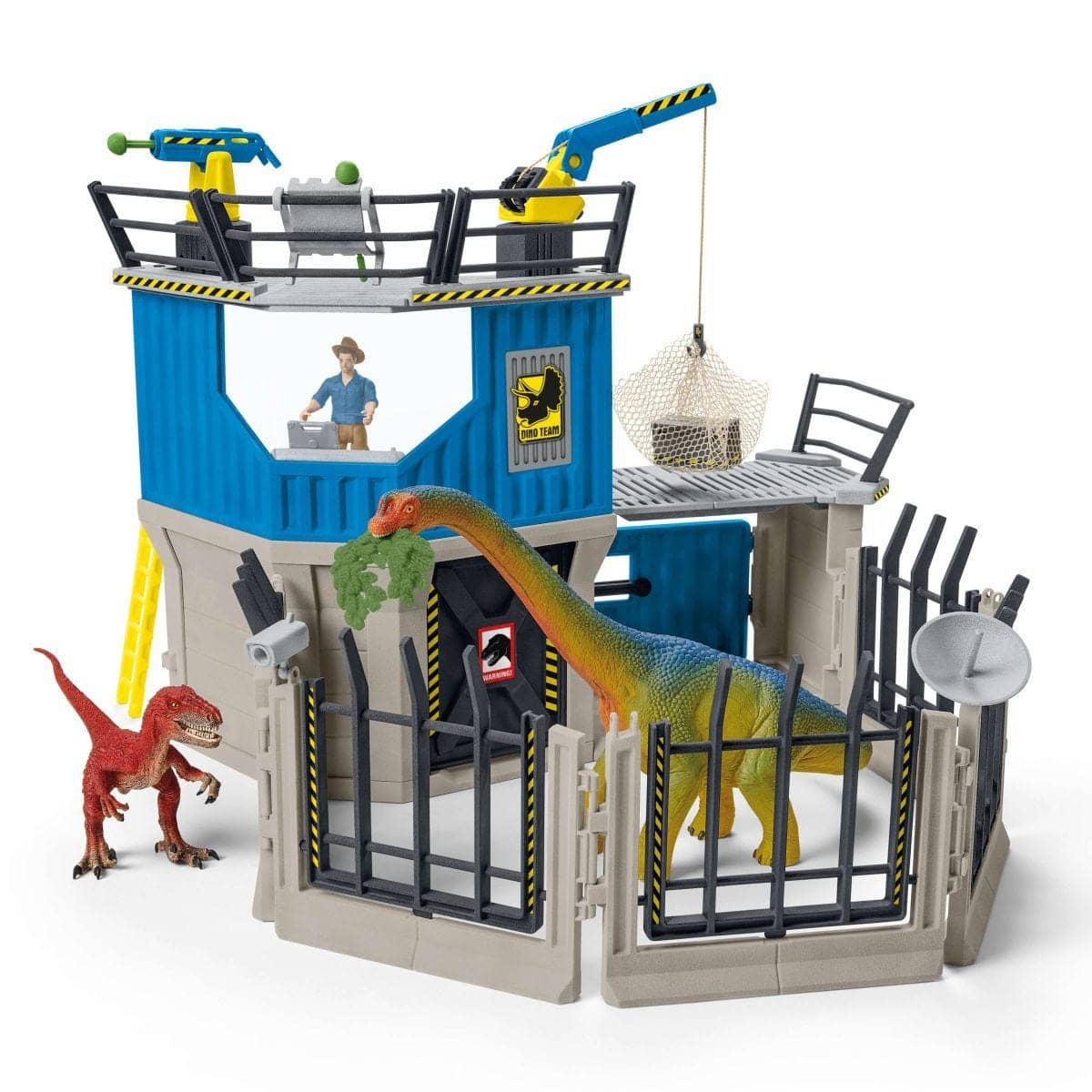 Schleich - Large Dino Research Station Dinosaur Figurine Animal Playset