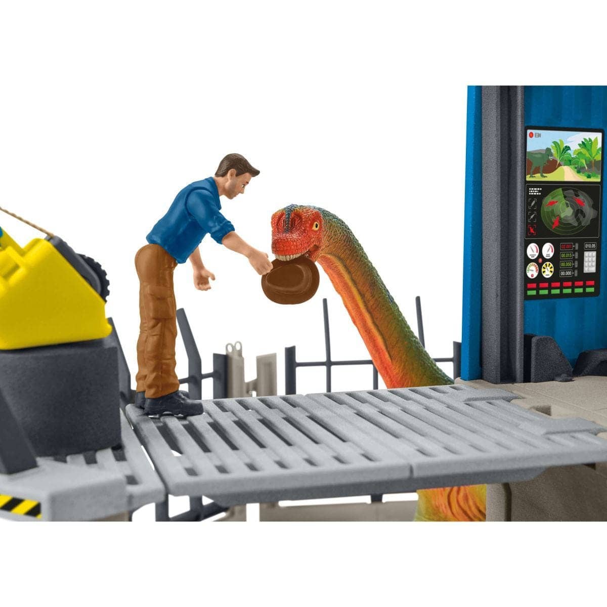 Schleich - Large Dino Research Station Dinosaur Figurine Animal Playset