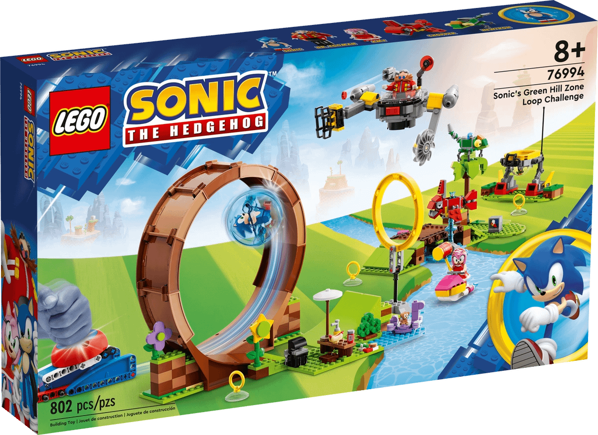 LEGO® 76994 Sonic's Green Hill Zone Loop Challenge - Sonic The Hedgehog 2023