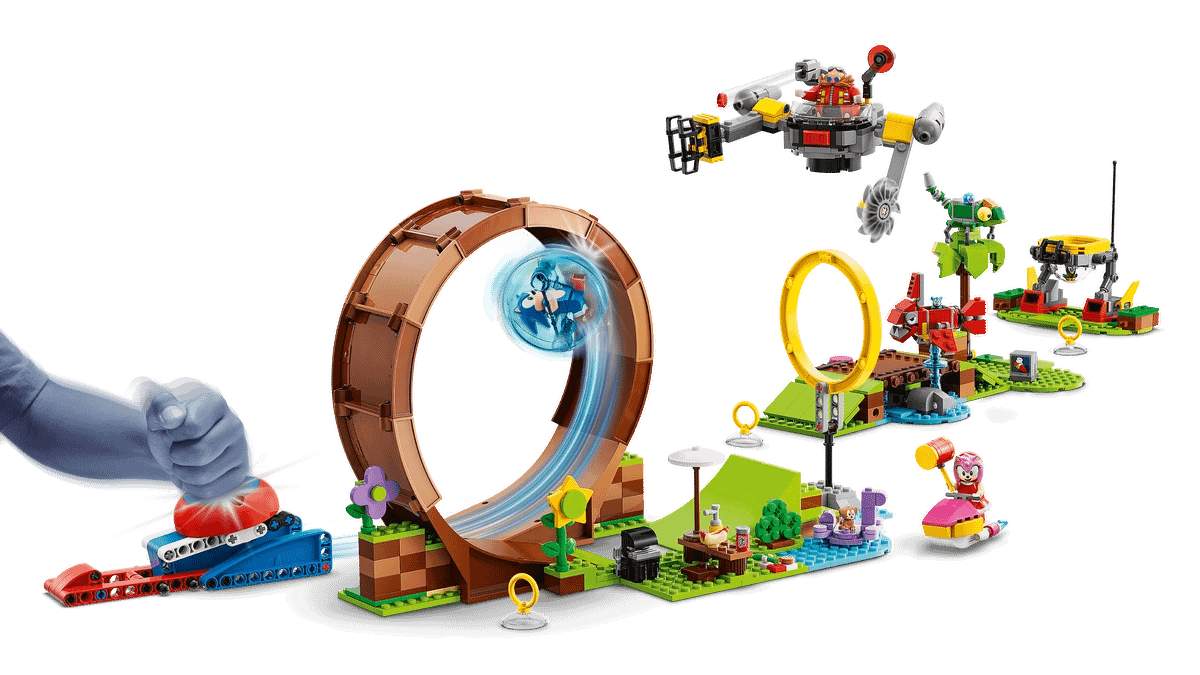 LEGO® 76994 Sonic's Green Hill Zone Loop Challenge - Sonic The Hedgehog 2023
