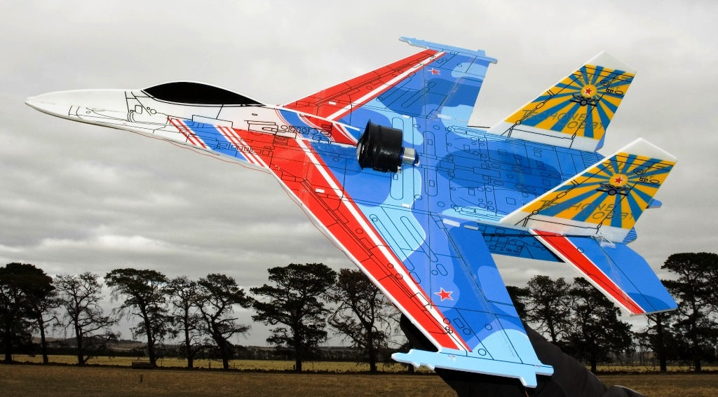 SU-27 DEPRON EDF JET PROFILE TECHONE