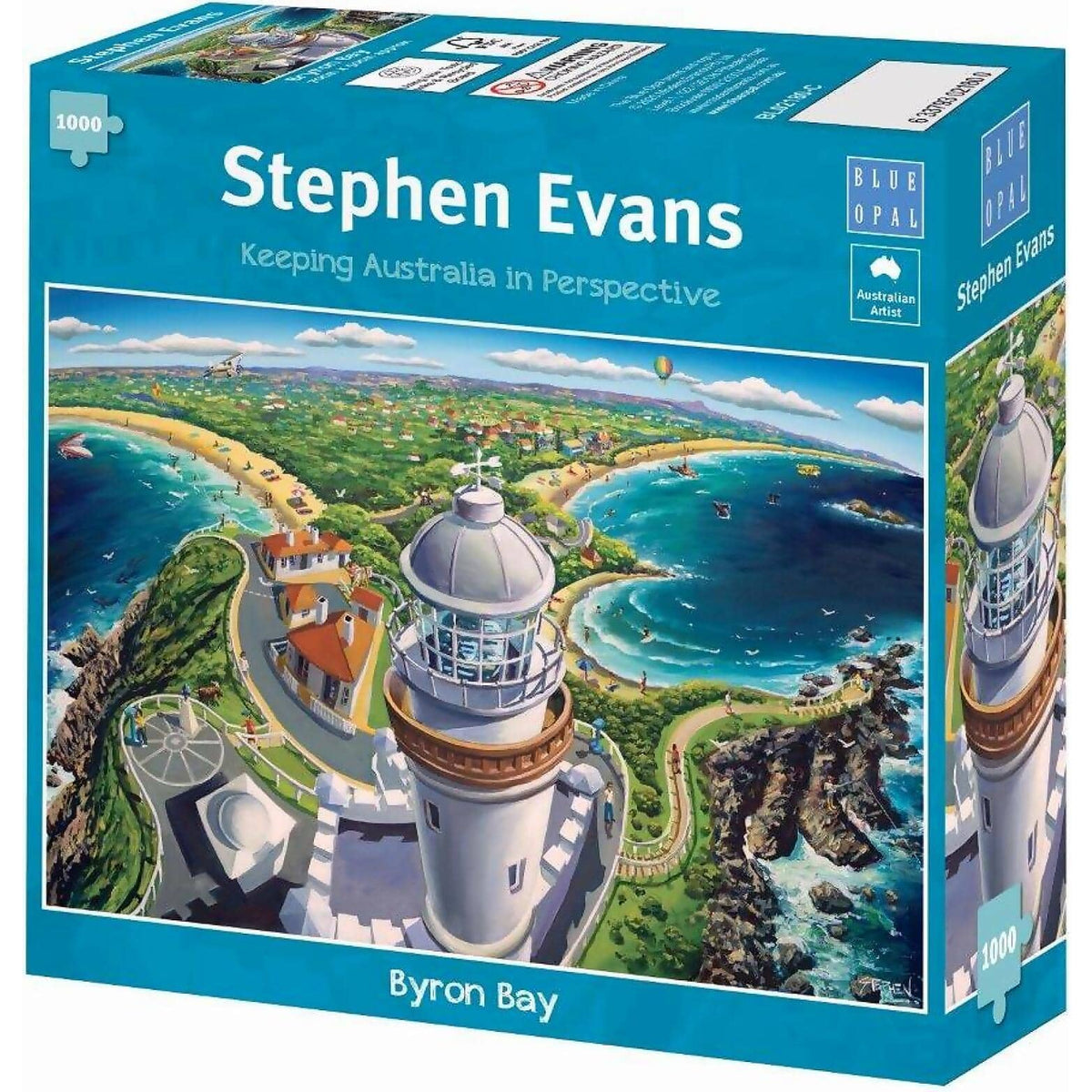 Blue Opal - Evans Byron Bay Jigsaw Puzzle 1000 Pieces
