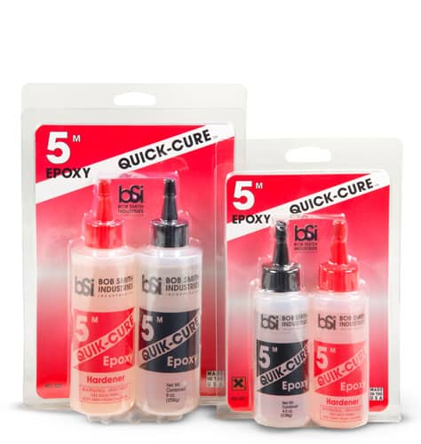 BOB SMITH INDUSTRIES -  QUICK CURE 5MIN EPOXY 4.5OZ BSI201